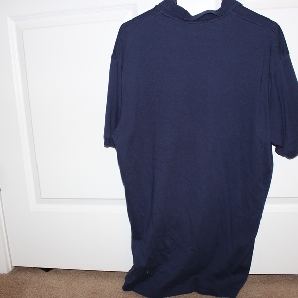 Navy Blue Polo Collared Shirt - Picture 4 of 4